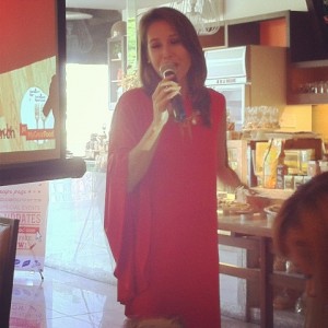Christine Jacob hosts The My Great Food Launchc