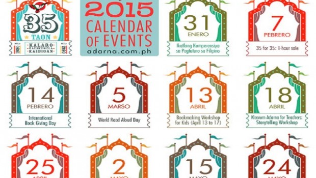 Adarna House 2015 Calendar