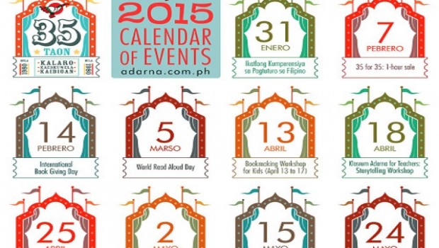 Adarna House 2015 Calendar