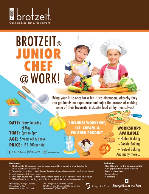 Brotzeit Junior Chef @ Work Baking Workshop