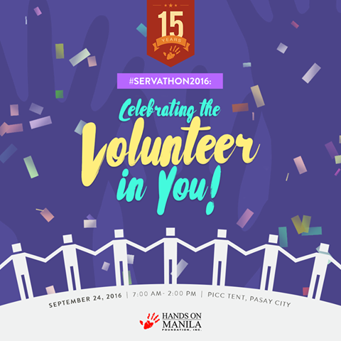 Hands On Manila Servathon 2016 Celebrating the Volunteer in You