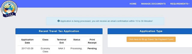 Philippine travel tax online requirements