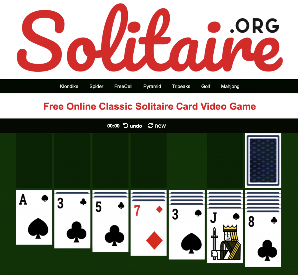 Play Classic Solitaire Online for Free